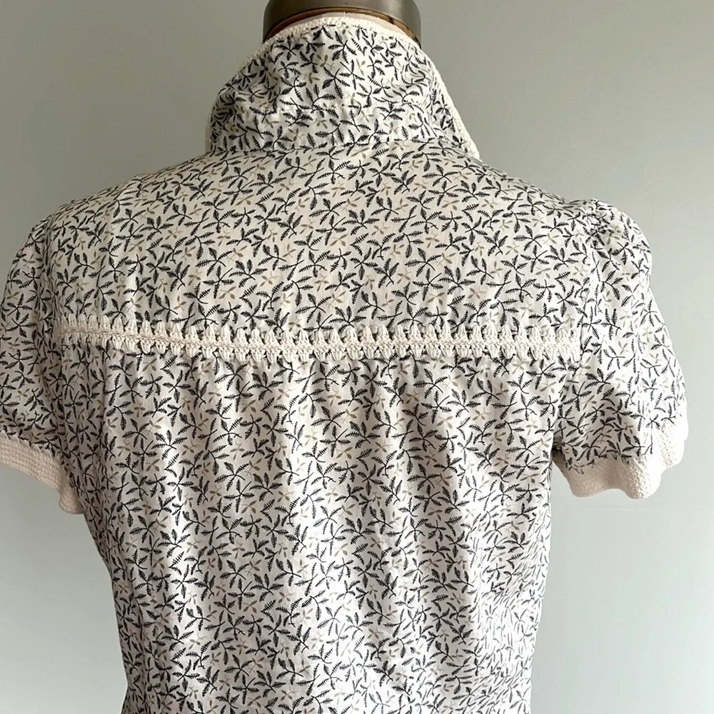 J.Jill Patterned Short Sleeve Shirt - Picture 6 of 12